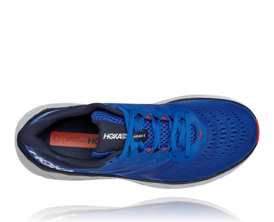 Tenis Hoka One One Hombre Azules - Arahi 5 - XWUZ32047